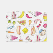 食品 フリースブランケット (正面(横))