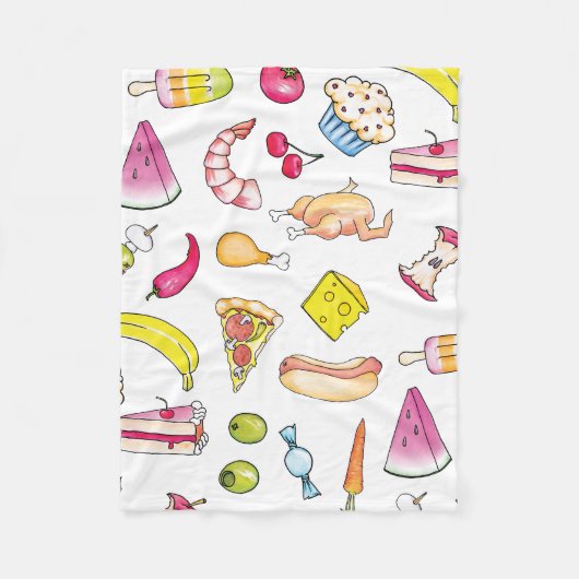 食品 フリースブランケット (正面)