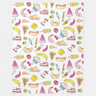 食品 フリースブランケット
