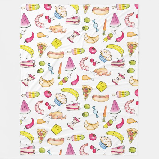 食品 フリースブランケット (正面)