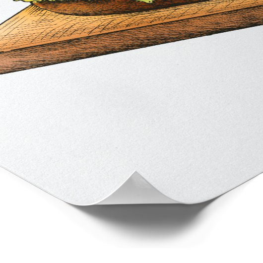 食品 ポスター (角)