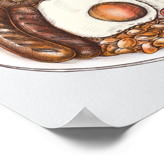 食品 ポスター (角)