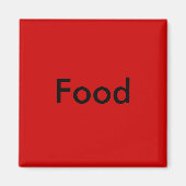 食品 マグネット (正面)