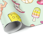 食品 ラッピングペーパー (ロールコーナー)