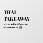 食品 持ち帰り 窓 ビニール 透明 ウィンドウサイン (シート)