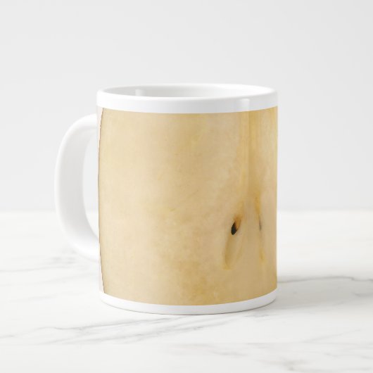 食品 - 果物 - ボスクペアのスライス ジャンボコーヒーマグカップ (正面左)