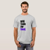 食品TシャツのWill Code Tシャツ (正面フル)