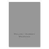 食器セットのモノグラム テーブルナンバー (裏面)