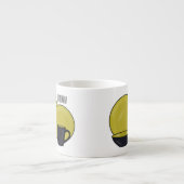 食器セット漫画イラストレーション エスプレッソカップ (正面)