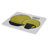 食器セット漫画イラストレーション カッティングボード (角)