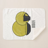 食器セット漫画イラストレーション シェルパブランケット (正面(横))