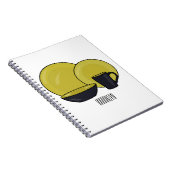 食器セット漫画イラストレーション ノートブック (右側)