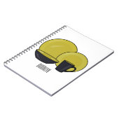 食器セット漫画イラストレーション ノートブック (左側)