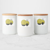 食器セット漫画イラストレーション フードラベル (ボトル)