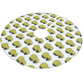 食器セット漫画イラストレーション ブラッシュドポリエステルツリースカート (アングル)