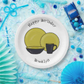 食器セット漫画イラストレーション ペーパープレート (パーティー)