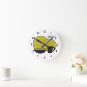 食器セット漫画イラストレーション ラウンド壁時計 (ホーム)