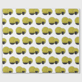 食器セット漫画イラストレーション ラッピングペーパー (フラット)