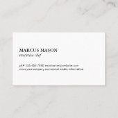 食器具のロゴ | 花カラフルの背景 名刺 (裏面)