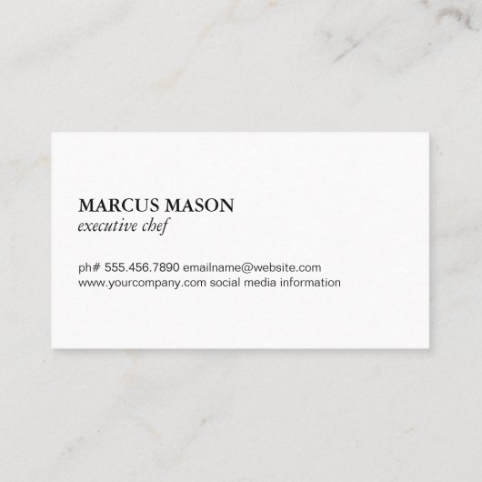 食器具のロゴ | 花カラフルの背景 名刺 (裏面)