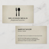 食器具 名刺 (正面/裏面)