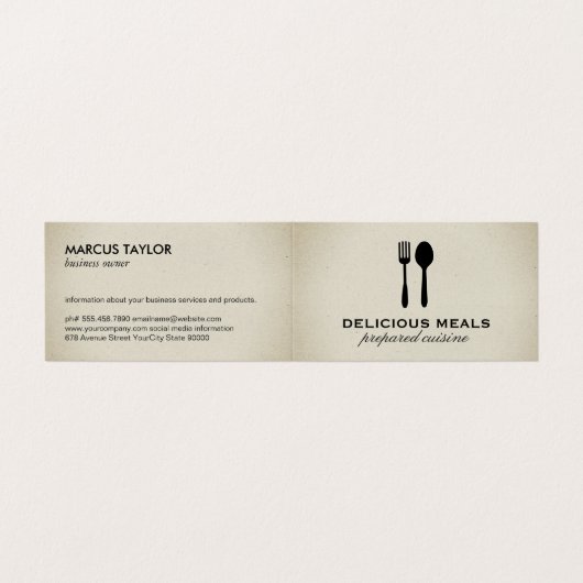 食器具 名刺 (外部フラット)