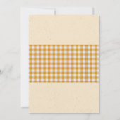 食器室のブライダルシャワーの招待を受け取る 招待状 (裏面)