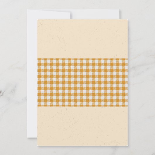 食器室のブライダルシャワーの招待を受け取る 招待状 (裏面)