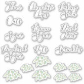 食器室ベーキングステープルラベル シール (正面)