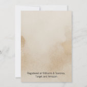 食器室、キッチンのブライダルシャワーの招待を予約する 招待状 (裏面)