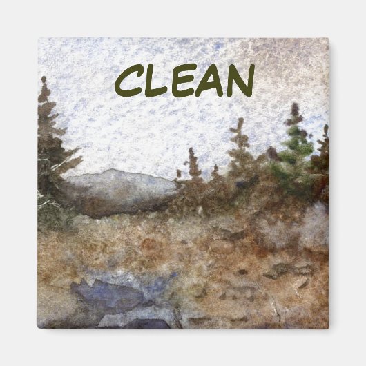 食器洗い状態磁石 マグネット (正面)