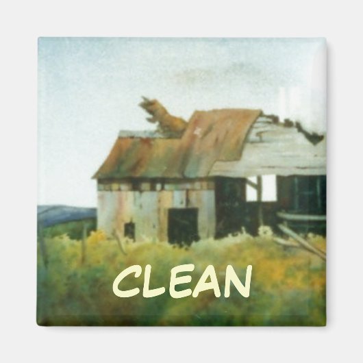 食器洗い状態磁石 マグネット (正面)