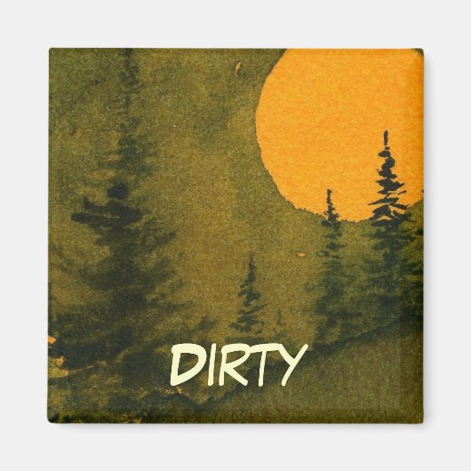 食器洗い状態磁石 マグネット (正面)