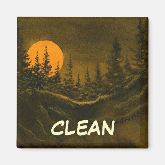 食器洗い状態磁石 マグネット (正面)