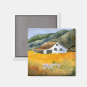 食器洗い状態磁石 マグネット (正面/裏面)