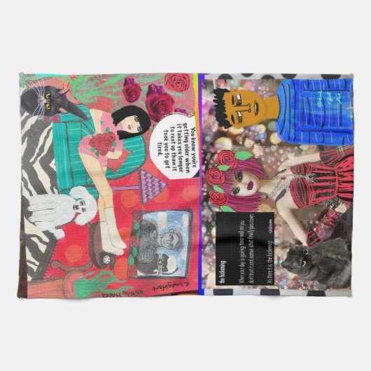 食器用タオル キッチンタオル (横)