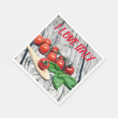 食地中海の大人エプロン スタンダードランチョンナプキン (角)