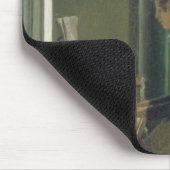 食堂のインテリア、女性の詳細 マウスパッド (コーナー)