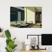 食堂の日光 ポスター (ホームオフィス)