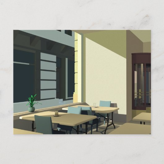 食堂の日光 ポストカード (正面)