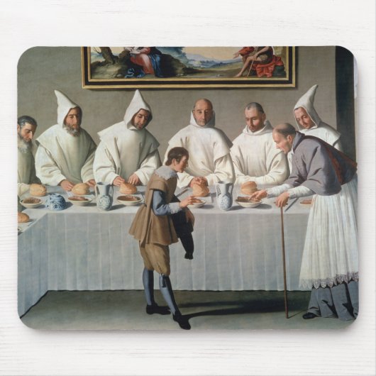 食堂のCluny (1024-1109年)のSt.ヒューの マウスパッド (正面)