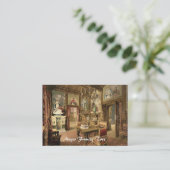 食堂、ノイシュヴァンシュタイン城の城、ドイツ 名刺 (スタンド正面)