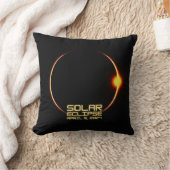 食太陽の食2024年4月8日 クッション (ブランケット)