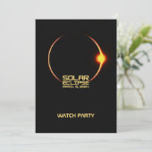 食太陽の食2024年4月8日 招待状 (スタンド正面)