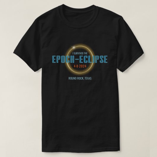 食太陽の食 |エポック – Eclipse/アポカリプスの場所 Tシャツ (デザイン正面)