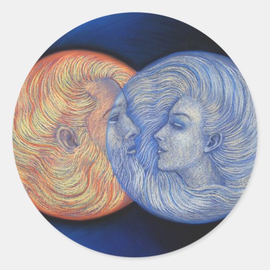 食太陽の食 ラウンドシール (正面)