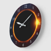 食太陽の食 ラージ壁時計 (傾斜)