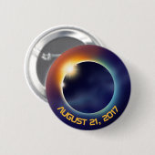 食太陽の食 |天文学 |宇宙 缶バッジ (正面&裏面)