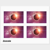 食太陽の食 長方形シール (シート)