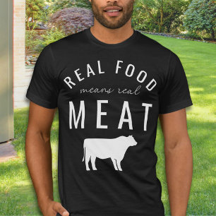 食実在実在べは肉の肉食ユニセックス品 Tシャツ